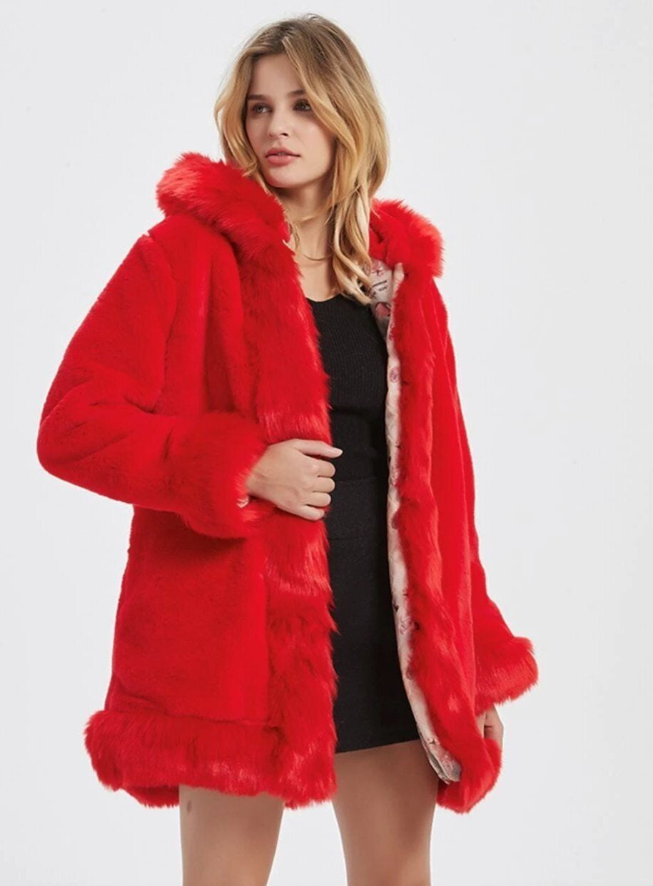 Fashion, Fur Coat, Hooded Coat, Onetiy Fashion Womens, Winter Fashion, Women Jac