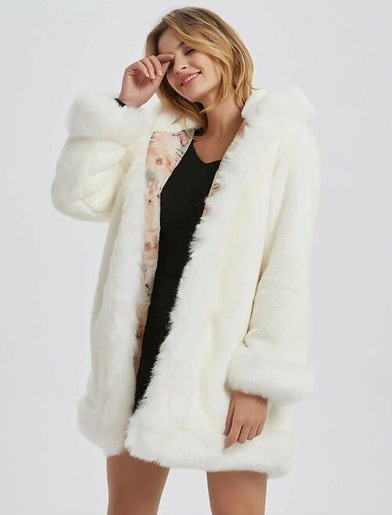 Fashion, Fur Coat, Hooded Coat, Onetiy Fashion Womens, Winter Fashion, Women Jac